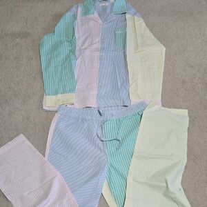 Striped Multicolor Kids Pajamas